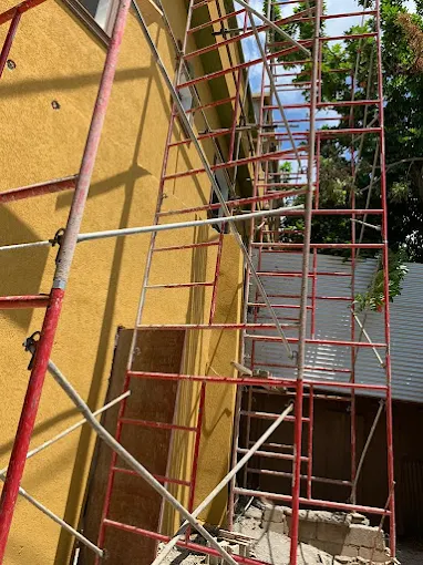 Residential exterior access by Island Woods & Development
