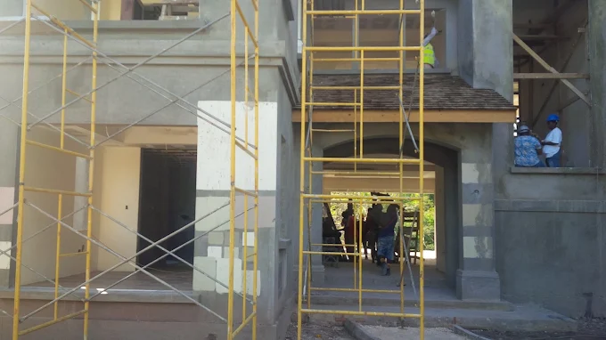 Building finish access by Island Woods & Development